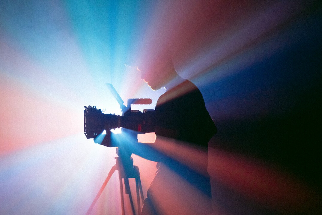 professional video camera setup